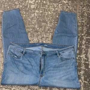 Old Navy light wash High Rise Super Skinny jeans